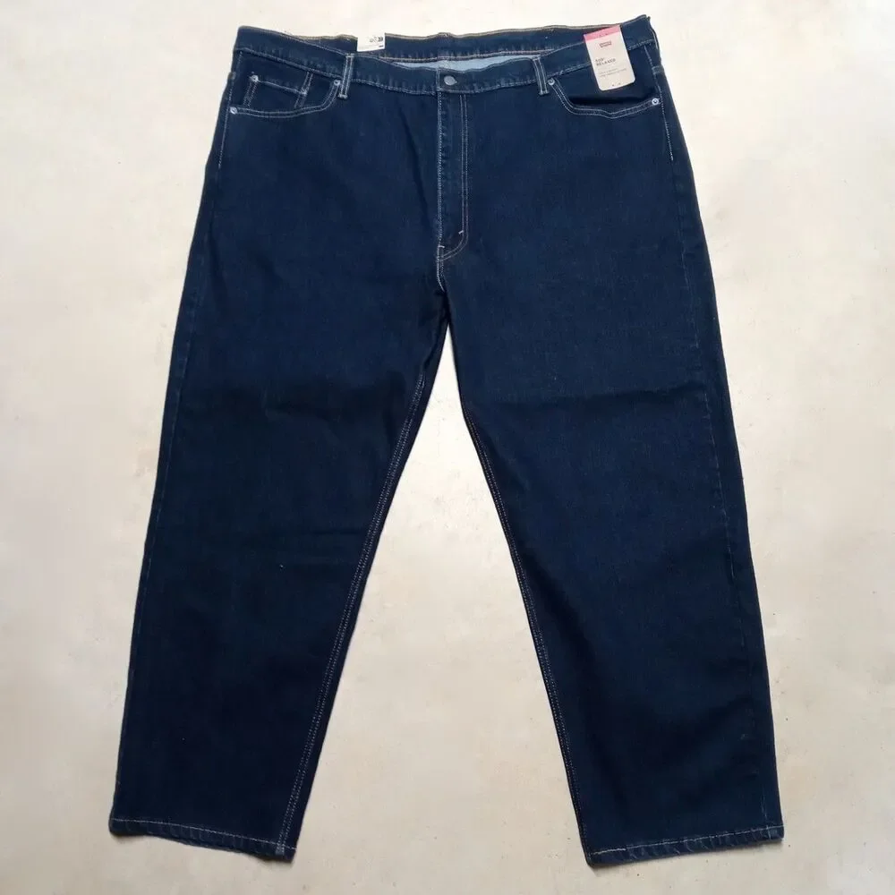 NWT Levis 550 Jeans Size 48x29 Relaxed Tapered Mid Rise Stretch Denim